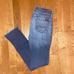 7 FOR ALL MANKIND skinny jeans, 27
